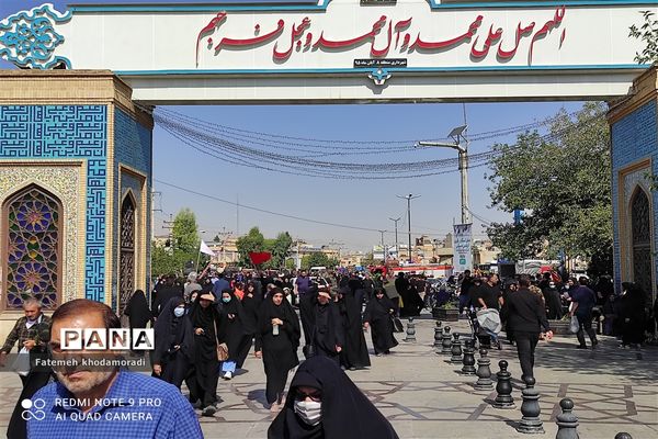 پیاده‌روی جاماندگان اربعین حسینی در شیراز