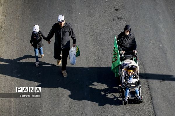 پیاده‌روی جاماندگان اربعین-تهران /2