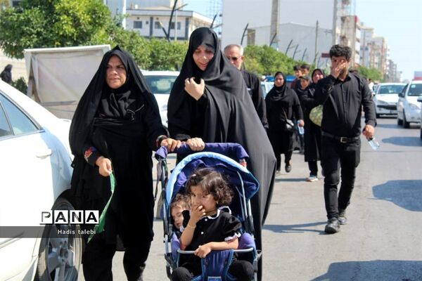 همایش پیاده‌روی جاماندگان اربعین در محمودآباد