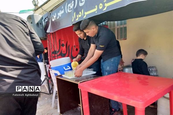 برگزاری مراسم جاماندگان کربلا در شهرستان بن