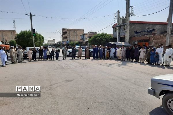 پیاده‌روی جاماندگان اربعین حسینی در دلگان