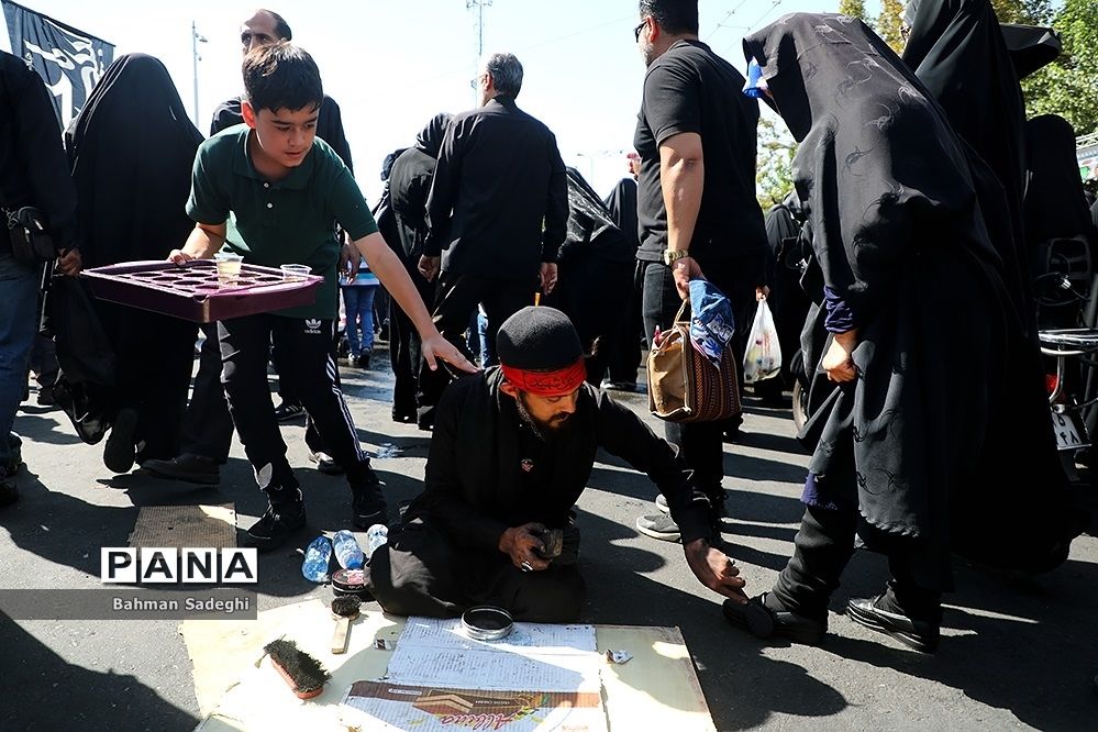 پیاده‌روی جاماندگان اربعین-تهران /3
