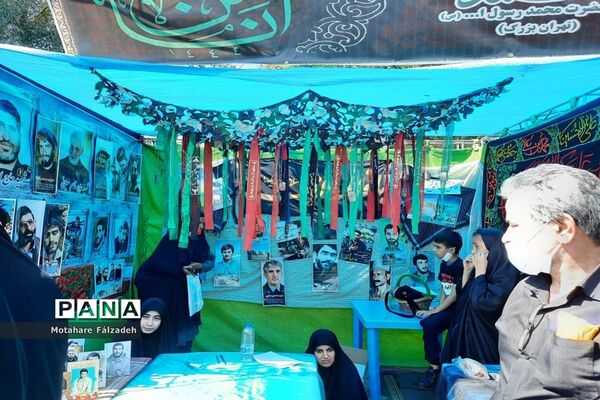 جاماندگان اربعین درحال حرکت به سمت حرم حضرت عبدالعظیم حسنی (ع)