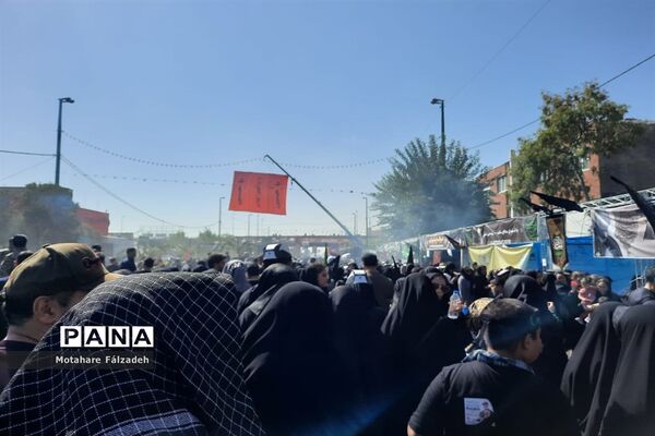 جاماندگان اربعین درحال حرکت به سمت حرم حضرت عبدالعظیم حسنی (ع)
