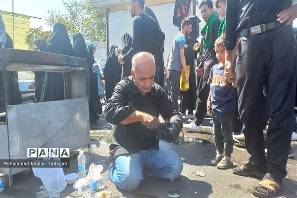 مراسم پیاده‌‌روی دلدادگان حسینی(ع) در تهران