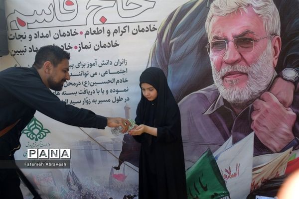 برپایی موکب فرزندان حاج قاسم در مسیر پیاده‌روی جاماندگان اربعین