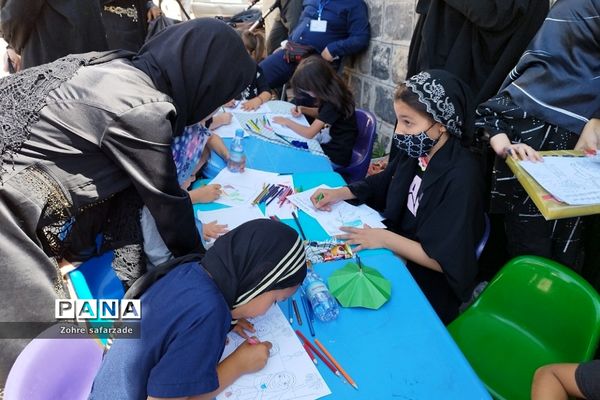 برپایی موکب دانش‌آموزی جاماندگان اربعین در روستای زیارت شهرستان دماوند