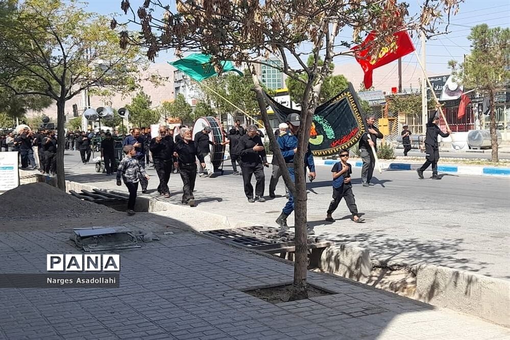 مراسم عزاداری اربعین حسینی در شهرستان زیرکوه -خراسان جنوبی
