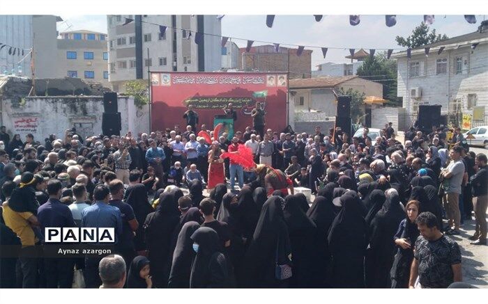 راهپیمایی باشکوه مردم قائمشهر در اربعین حسینی به یاد نجف تا کربلا