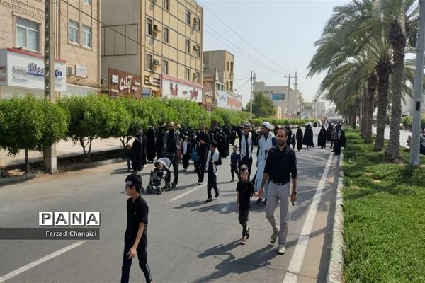 خدمت‌رسانی موکب قرارگاه عدالت تربیتی چابهار به عزاداران اربعین