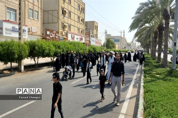 خدمت‌رسانی موکب قرارگاه عدالت تربیتی چابهار به عزاداران اربعین