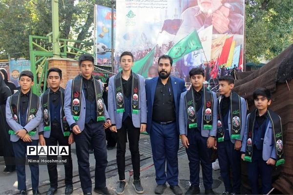 پیاده‌روی جاماندگان اربعین حسینی در شهرری