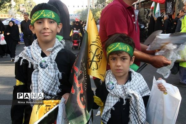 پیاده‌روی جاماندگان اربعین حسینی در شهرری