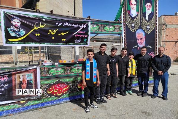 موکب فرزندان حاج قاسم در گلوگاه