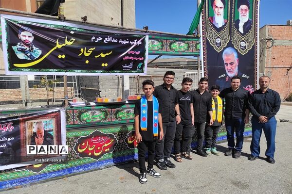 موکب فرزندان حاج قاسم در گلوگاه
