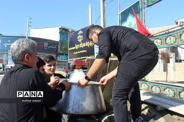 موکب فرزندان حاج قاسم در گلوگاه