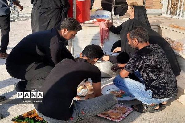 پیاده‌روی جاماندگان اربعین در اهرم تنگستان