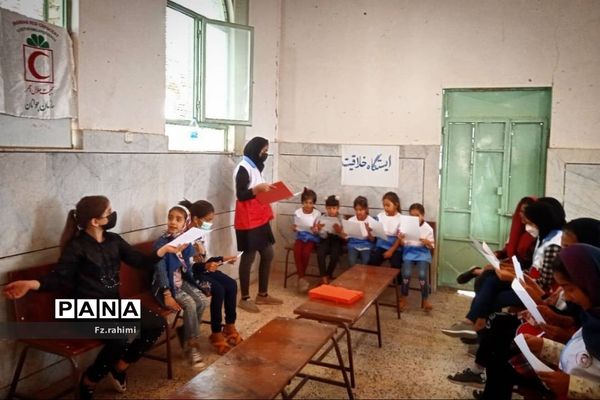 ویژه برنامه‌های هلال احمر پردنجان به‌مناسبت اربعین حسینی/چهارمحال و بختیاری