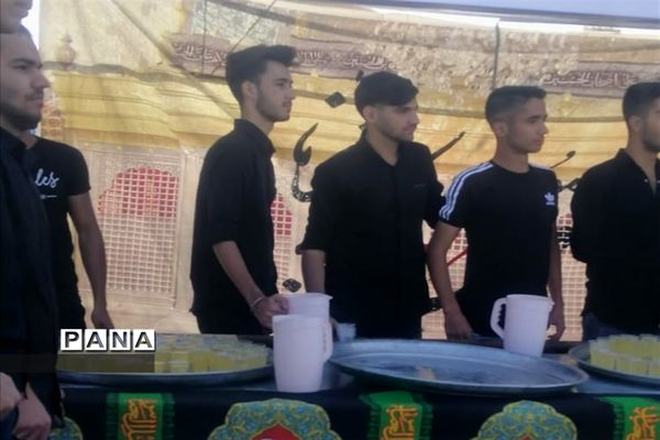 پیاده‌روی جاماندگان اربعین حسینی در شهرستان خرامه استان فارس