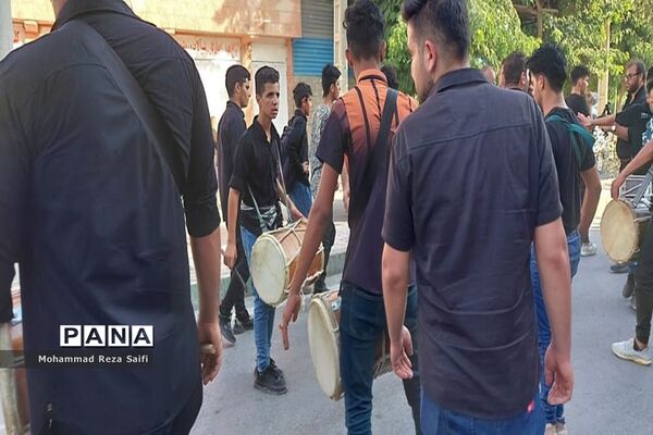 پیاده‌‌روی جاماندگان اربعین حسینی در گناوه