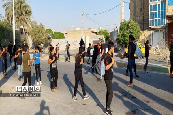 پیاده‌‌روی جاماندگان اربعین حسینی در گناوه