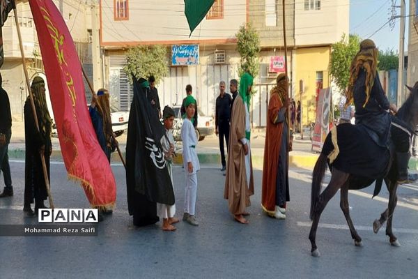 پیاده‌‌روی جاماندگان اربعین حسینی در گناوه