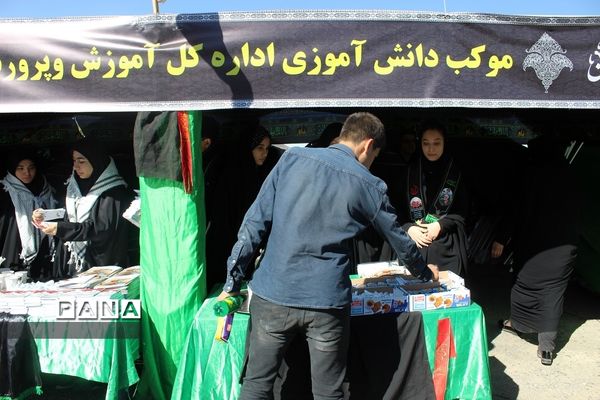 موکب فرزندان حاج قاسم زنجان در پیاده‌روی جاماندگان اربعین حسینی