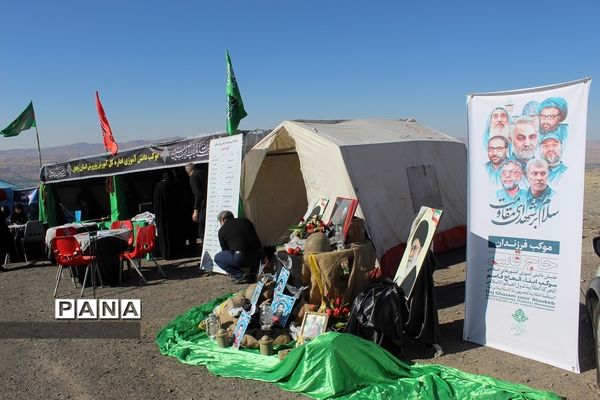 موکب فرزندان حاج قاسم زنجان در پیاده‌روی جاماندگان اربعین حسینی