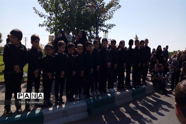 پیاده‌روی جاماندگان اربعین حسینی در سمنان