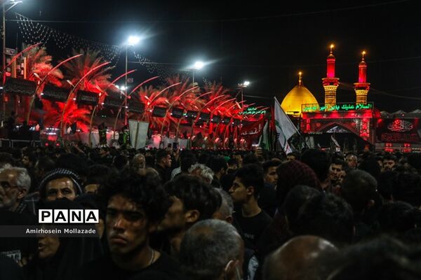 پیاده‌روی عاشقان سیدالشهدا در مسیر کربلا