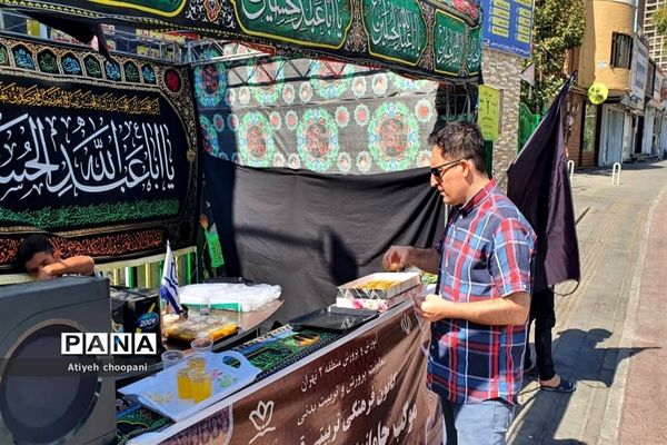 پذیرایی موکب‌های کانون فرهنگی تربیتی قدس از جاماندگان زیارت حرم سید الشهداء