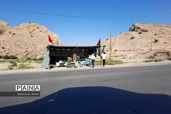 آماده‌سازی موکب جاماندگان اربعین حسینی در کازرون استان فارس