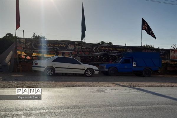 آماده‌سازی موکب جاماندگان اربعین حسینی در کازرون استان فارس