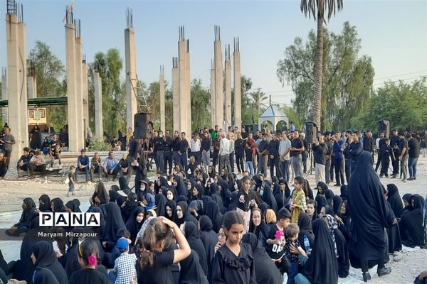 راهپیمایی عظیم جاماندگان اربعین حسینی (ع) در فورگ- استان فارس
