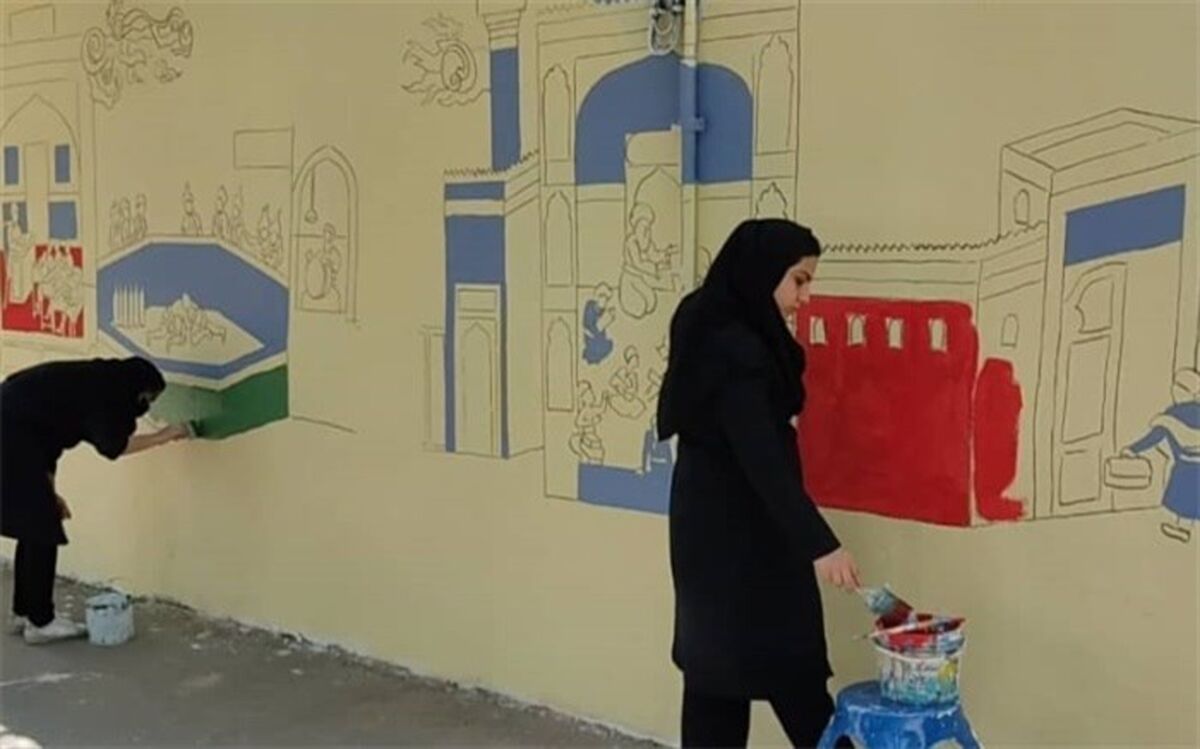 «نقش مهر» بر دیوارهای مدارس پایتخت می‌نشیند