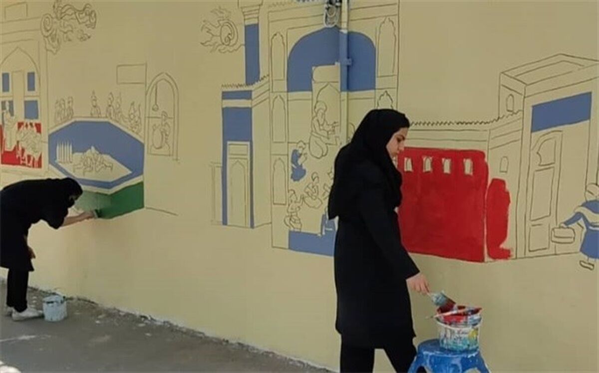 «نقش مهر» بر دیوارهای مدارس پایتخت می‌نشیند