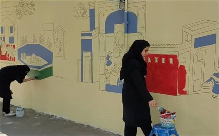 «نقش مهر» بر دیوارهای مدارس پایتخت می‌نشیند
