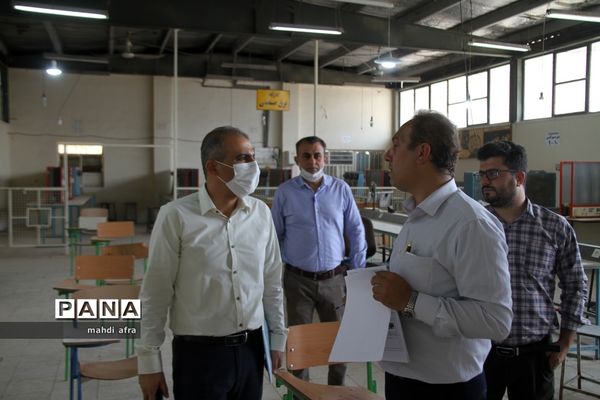 مانور بازگشایی مدارس در شهرستان بهبهان استان خوزستان