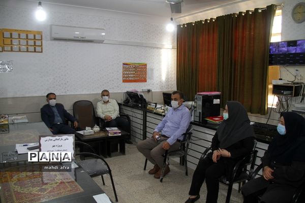 مانور بازگشایی مدارس در شهرستان بهبهان استان خوزستان