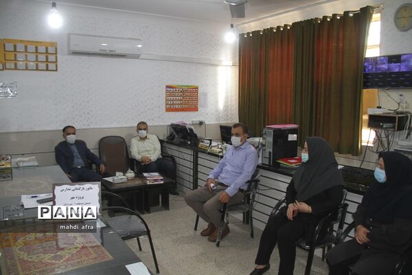 مانور بازگشایی مدارس در شهرستان بهبهان استان خوزستان