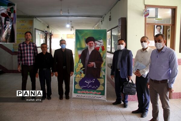 مانور بازگشایی مدارس در شهرستان بهبهان استان خوزستان
