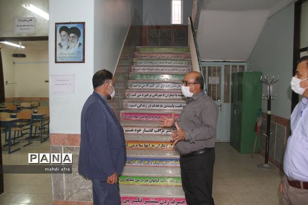 مانور بازگشایی مدارس در شهرستان بهبهان استان خوزستان