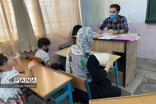 اردوی جهادی معاینات پزشکی درناحیه دو بهارستان