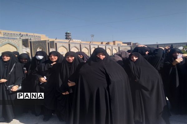 مراسم خاکسپاری معاون پرورشی ناحیه ۳ مشهد مقدس