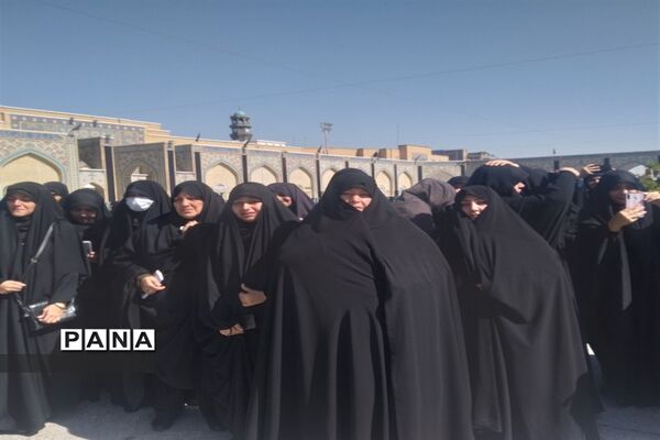 مراسم خاکسپاری معاون پرورشی ناحیه ۳ مشهد مقدس