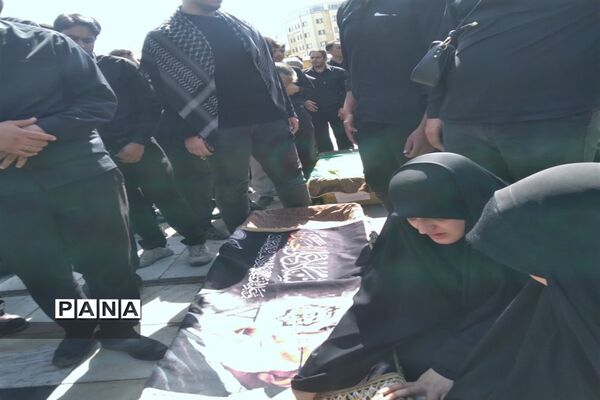 مراسم خاکسپاری معاون پرورشی ناحیه ۳ مشهد مقدس