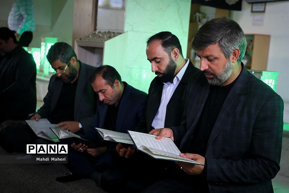 مراسم ترحیم پدر معاون پرورشی و فرهنگی وزارت آموزش و پرورش در سازمان دانش‌آموزی