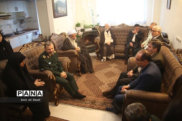 دیدار آیت‌الله محمدباقر محمدی لائینی نماینده ولی فقیه در استان مازندران با خانواده‌های معظم شهدا