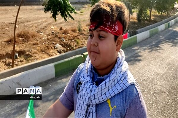 همایش دوچرخه‌سواری دانش‌آموزی به‌مناسبت هفته دفاع مقدس در منطقه کهریزک