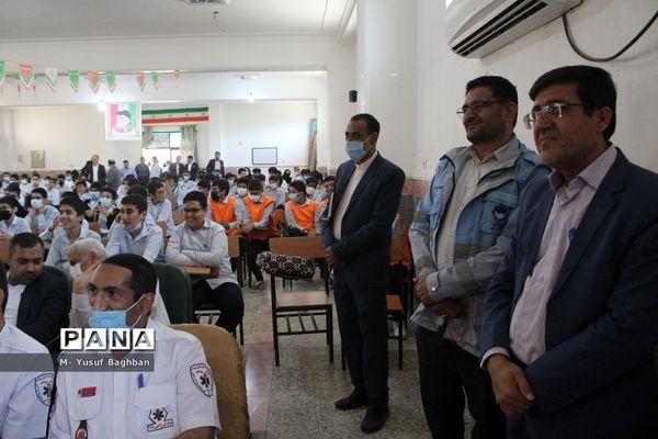 بیست و چهارمین مانور سراسری زلزله و ایمنی مدارس در بوشهر